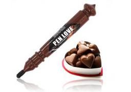 Caneta Comestível chocolate